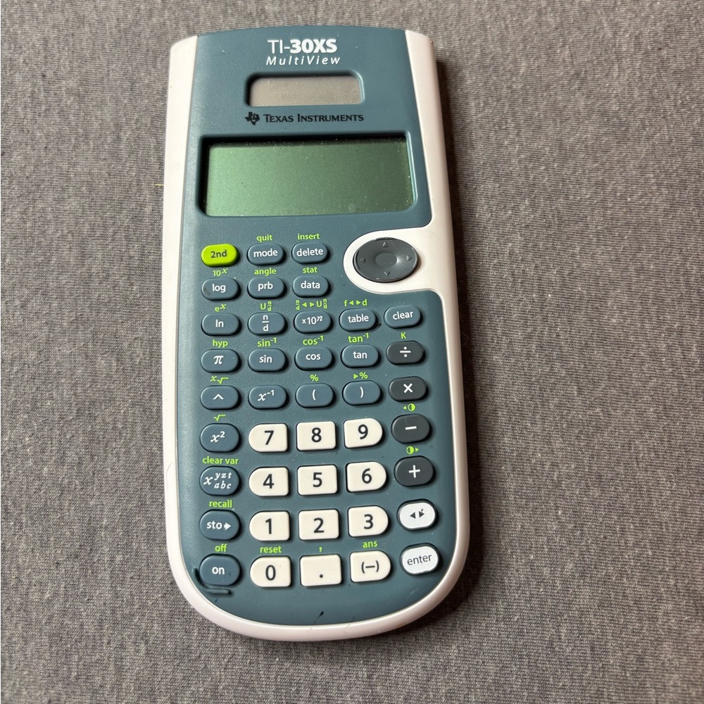 Texas Instruments TI-30XS MultiView in Blue and White